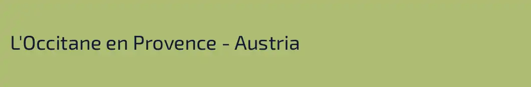 L'Occitane en Provence - Austria